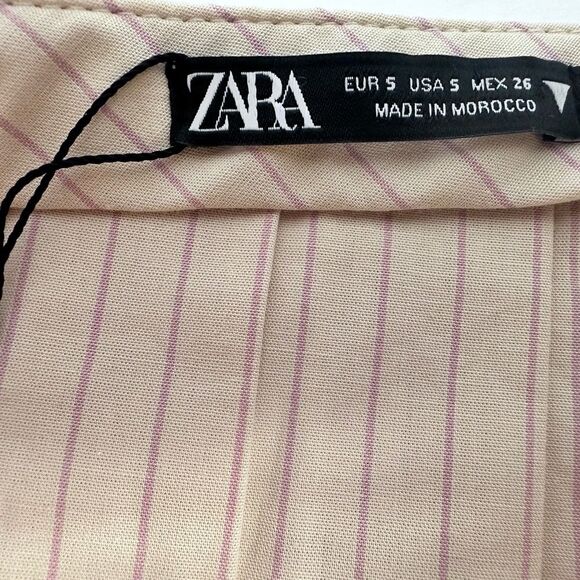 ZARA Pleated Spaghetti straps Top, Size SMALL - Picture 10 of 11